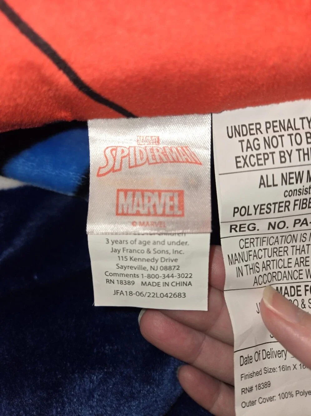 Marvel official spider